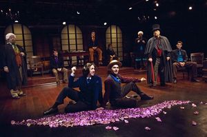 Brian Runbeck, Joel Pellini, with the cast of “Gross Indecency: The Three Trials of Oscar Wilde @ BroadwayWorld Brian Runbeck, Joel Pellini, with the cast of “Gross Indecency: The Th Photo